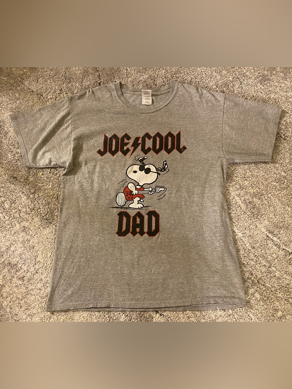 Joe Cool Dad Vintage Snoopy T-Shirt Size L
